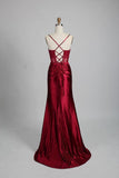 Dusty Blue Appliques Corset Satin Long Formal HZ0307