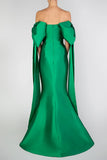 Baby Pink Mermaid Satin Long Prom Party HZ0307
