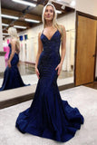 Brilliant Red Mermaid Beaded Long Prom HZ0307