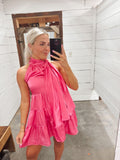 Charming Pink Homecoming Dresses Hand Made Birthday Dresses, HZ0307