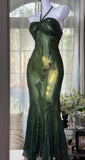 Elegant Appliques Bodycon Prom Dresses Chiffon Beaded Party HZ0307
