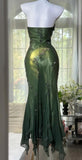 Elegant Appliques Bodycon Prom Dresses Chiffon Beaded Party HZ0307