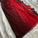 Glitter Black Red Chiffon Prom Dresses Senior Evening Party HZ0307