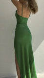 LTP0945,Black Prom Dresses Sexy Prom Dress Spaghetti Straps Pleated Party Dress with Side HZ0307