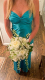 Sexy Mermaid V Neckline Long Prom HZ0307