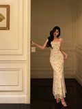 Sexy Sheath Straps Floral Satin Prom Dresses Birthday Outfits Evening Gown, HZ0307