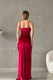 Spaghetti Straps Mermaid Long Prom HZ0307