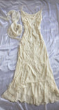 Spaghetti Straps Floral Off White Party Dress, HZ0307