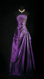 Stunning Blue Beaded Prom Dress - Strapless Long Evening Formal HZ0307