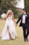 Sweetheart Ivory White A-Line Wedding HZ0307
