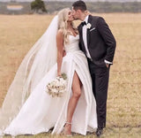 Sweetheart Ivory White A-Line Wedding HZ0307