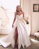 Sweetheart Ivory White A-Line Wedding HZ0307