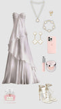Sweetheart White Long Prom Dress, Sleeveless Evening Dress, HZ0307