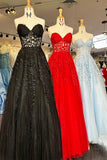 Sweetheart Lace A-line Long Prom HZ0307