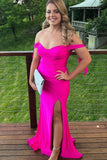 Tie Shoulders Pleated Green Mermaid Long Formal HZ0307