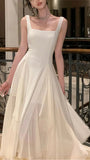 Vintage Ivory Chiffon Prom Dress - Classic Evening HZ0307