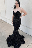LTP1047,Mermaid hot pink sequin long prom dresses senior prom dress graduation dress long evening HZ0307