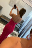 LTP1047,Mermaid hot pink sequin long prom dresses senior prom dress graduation dress long evening HZ0307